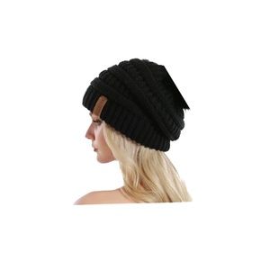 QUEENFUR Women Knit Slouchy Beanie Chunky Baggy Hat
